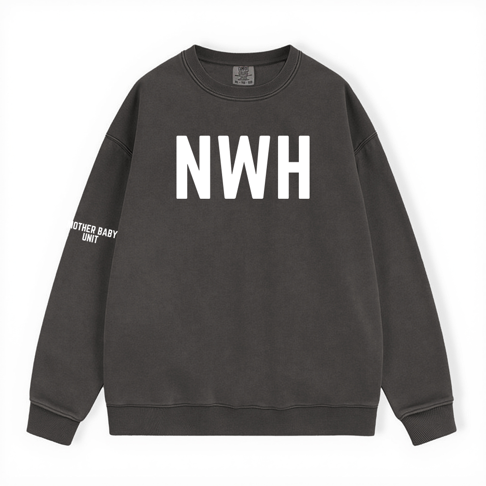 NWH RN MOTHER BABY UNIT COMFORT COLORS CREWNECK