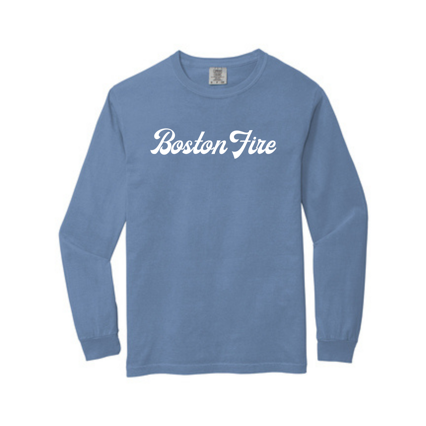 RETRO BOSTON FIRE LONG SLEEVE WHITE