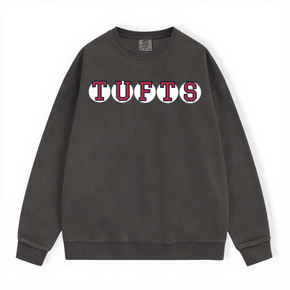 TUFTS RETIRED SOX LETTERS CREWNECK