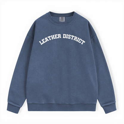 LEATHER DISTRICT COMFORT COLORS CREWNECK