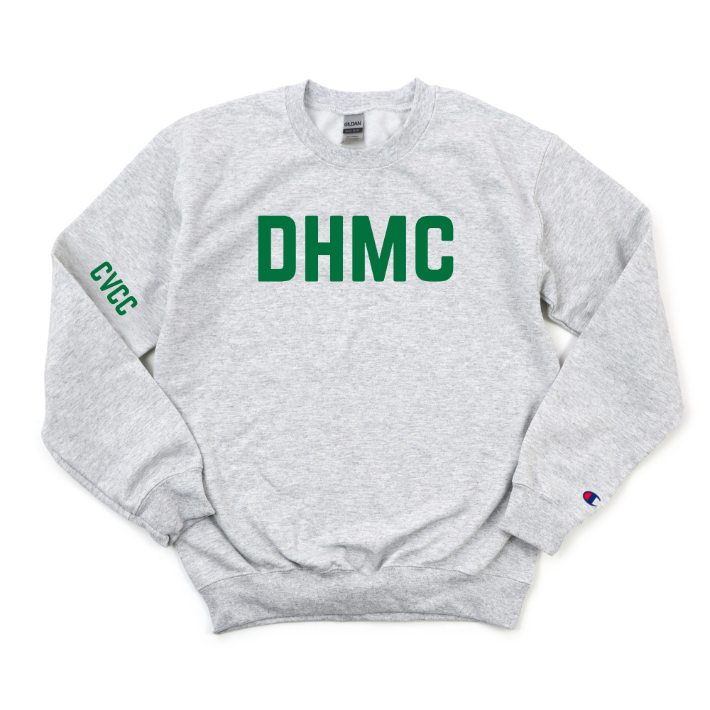 DARK GREEN DHMC CVCC CHAMPION CREWNECK