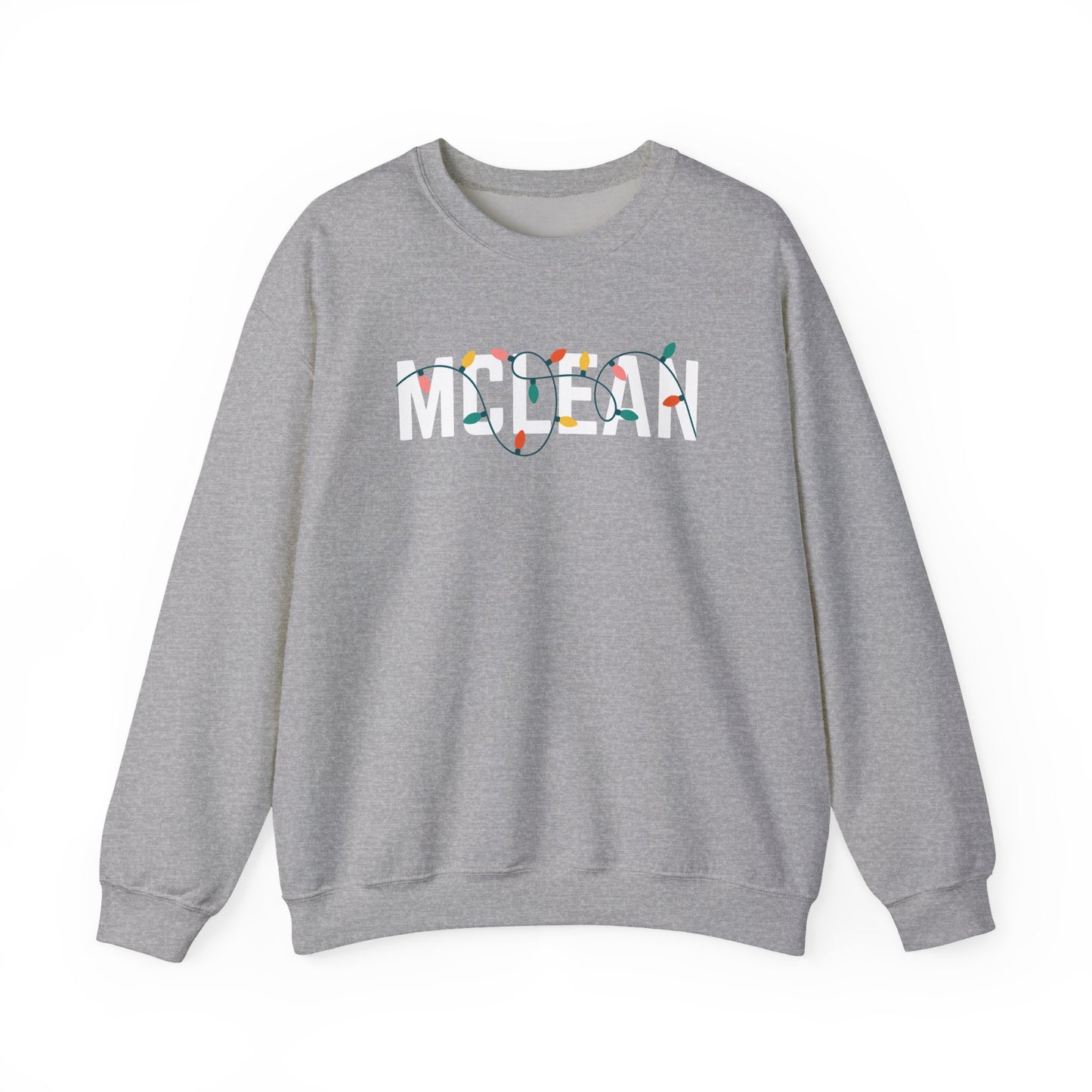 MCLEAN HOLIDAY LIGHTS HEAVY BLEND CREWNECK