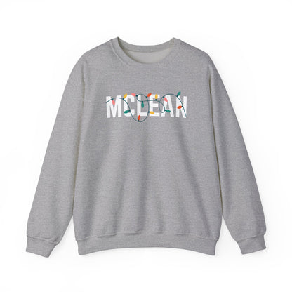 MCLEAN HOLIDAY LIGHTS HEAVY BLEND CREWNECK