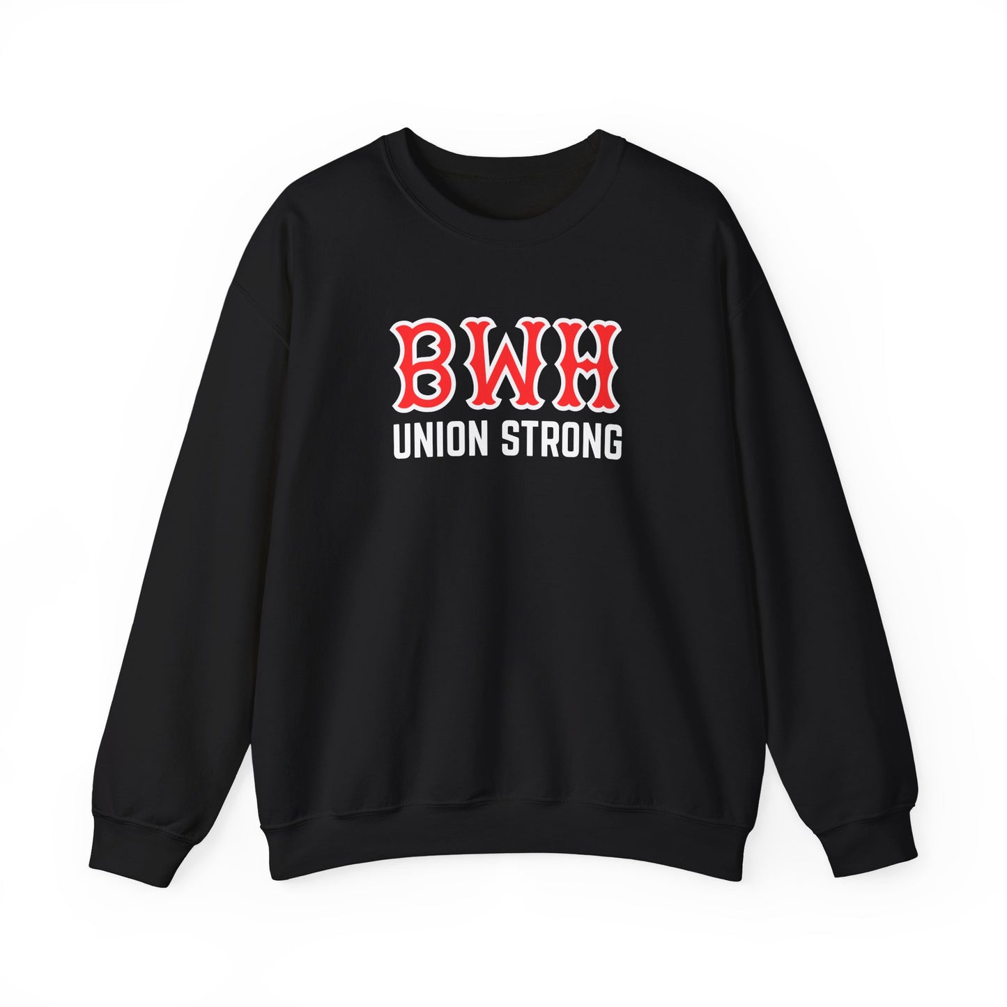 BWH UNION STRONG SOX LETTERS CREWNECK