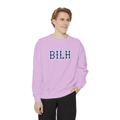 BILH NAVY SOX LETTERS CRWNECK