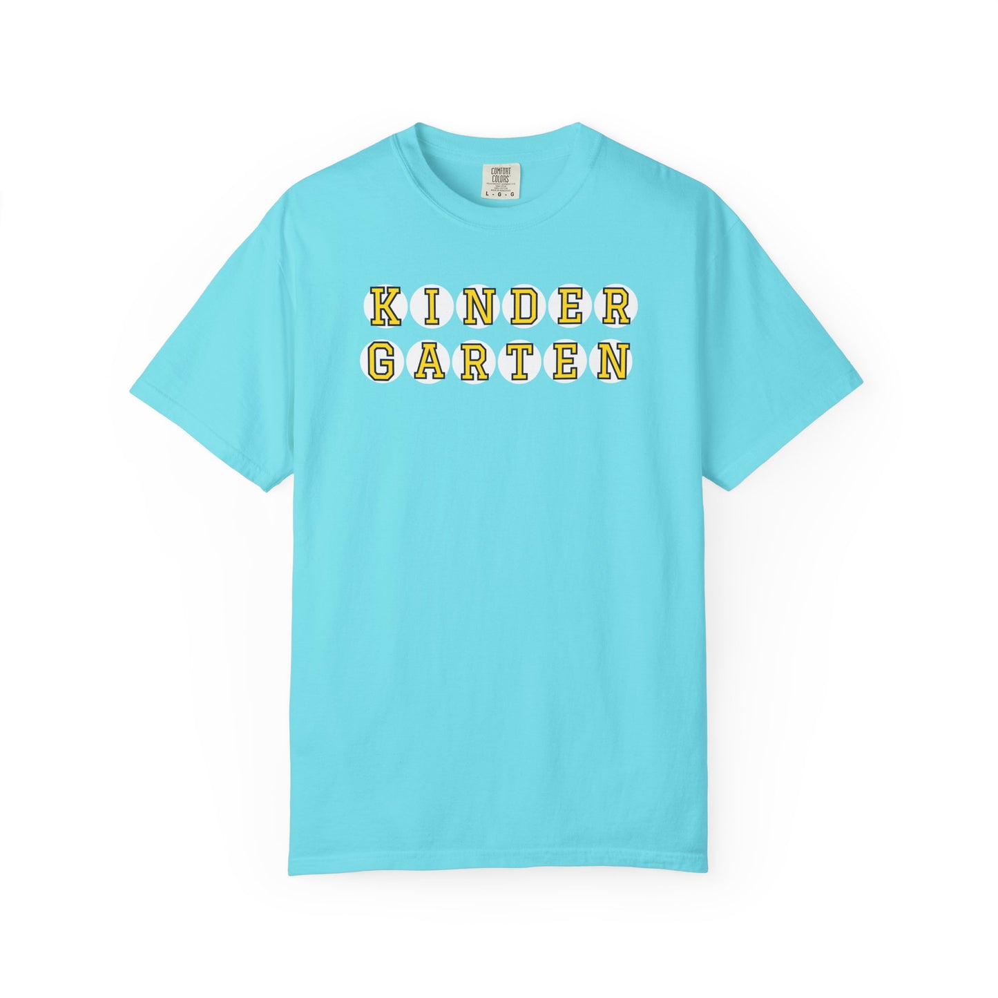 KINDERGARTEN YELLOW PLAYER NUMBER T-SHIRT