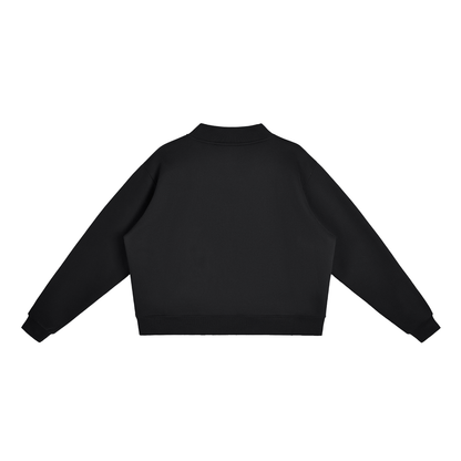 HASBRO BLOCK LETTER BLACK MOCK NECK