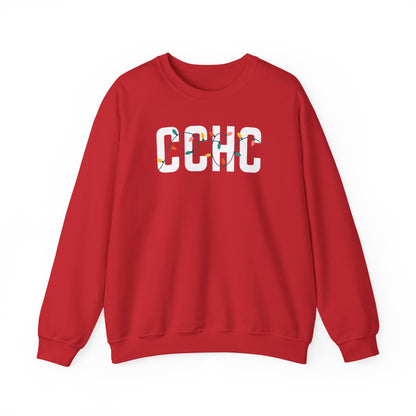 CCHC HOLIDAY LIGHTS HEAVY BLEND CREWNECK