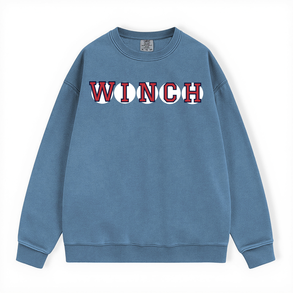 WINCH RETIRED SOX LETTER CREWNECK