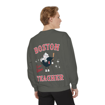 BOSTON TEACHER ICE CREAM COMFORT COLORS CREWNECK