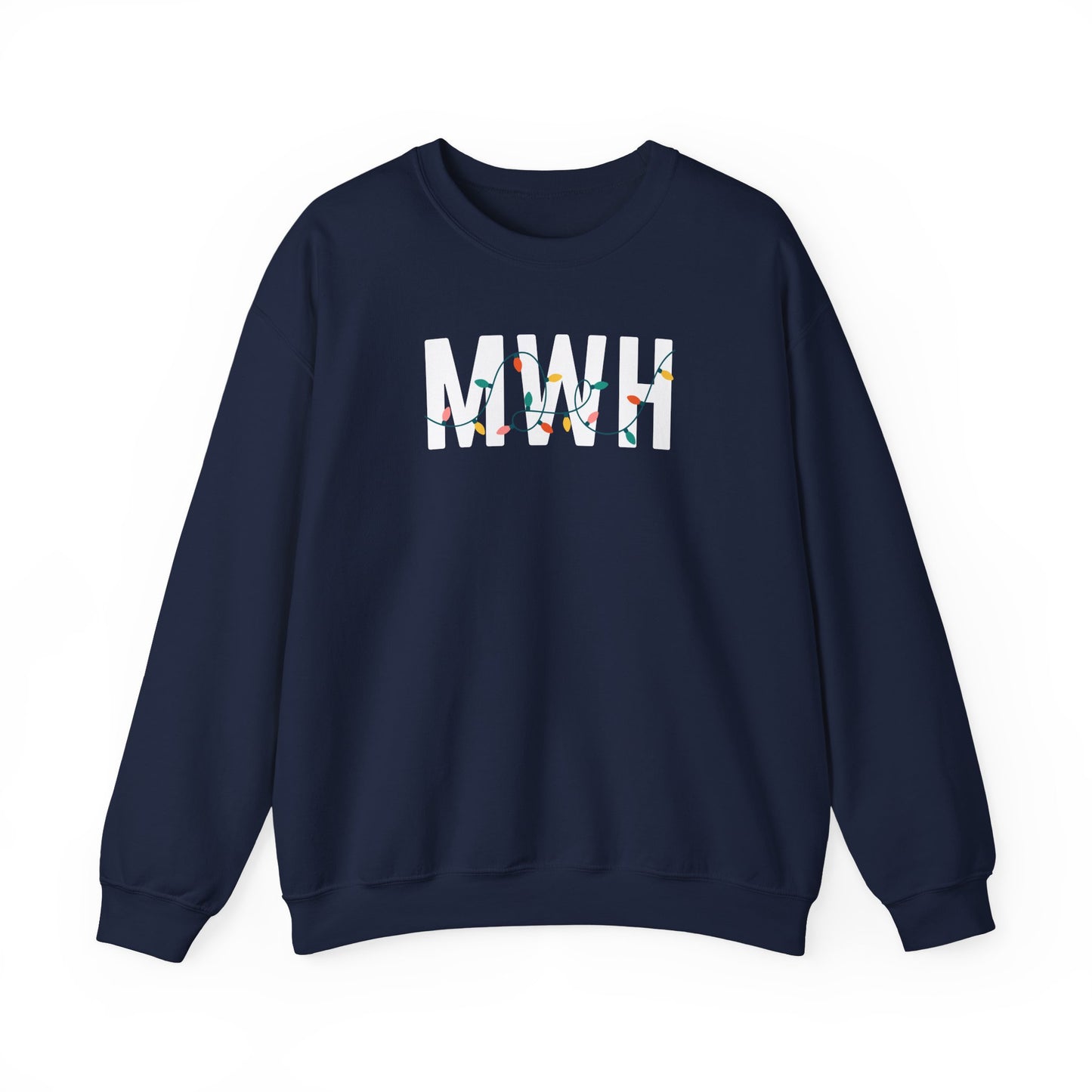 MWH HOLIDAY LIGHTS HEAVY BLEND CREWNECK