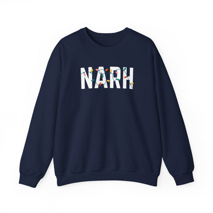 NARH HOLIDAY LIGHTS HEAVY BLEND CREWNECK