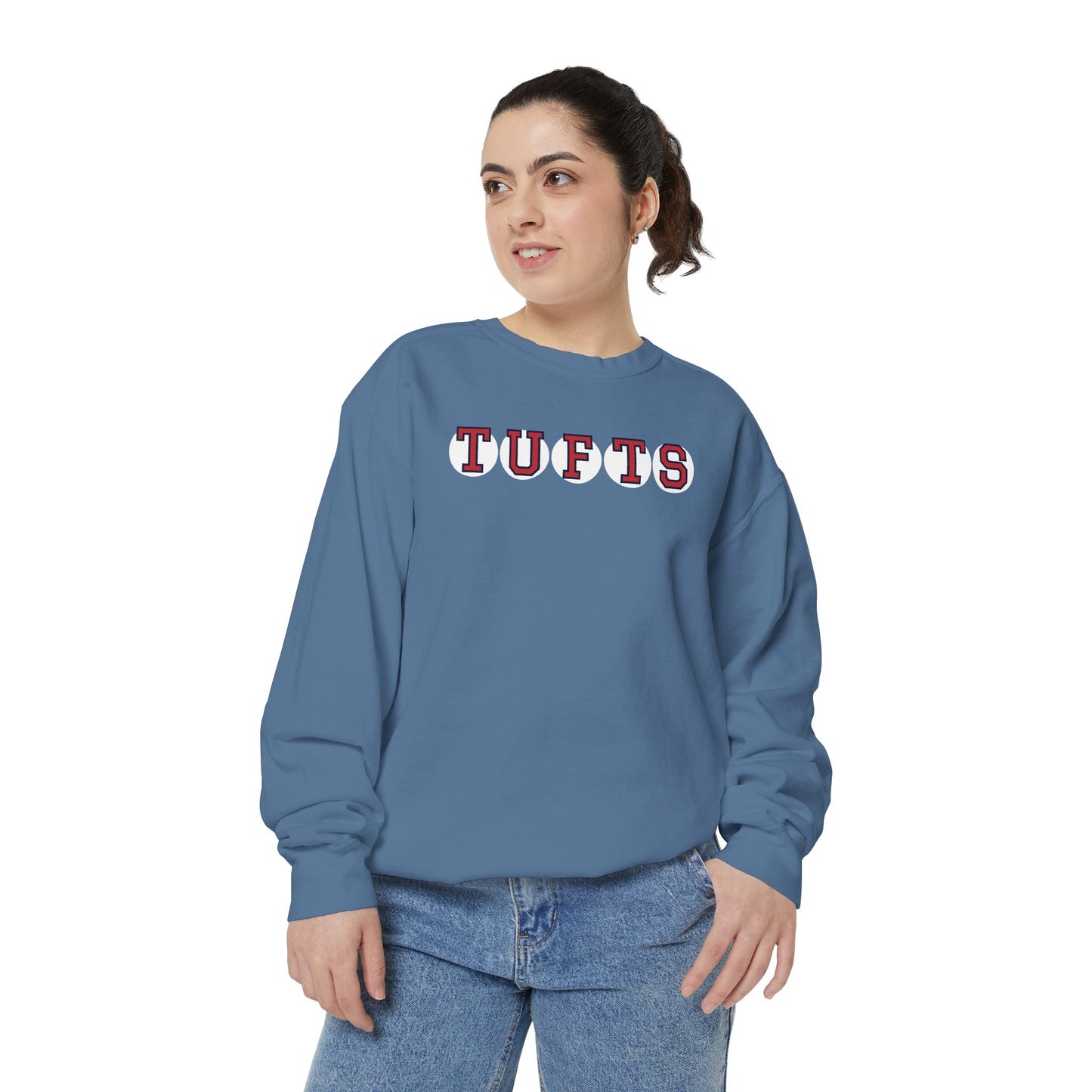 TUFTS RETIRED SOX LETTER CREWNECK