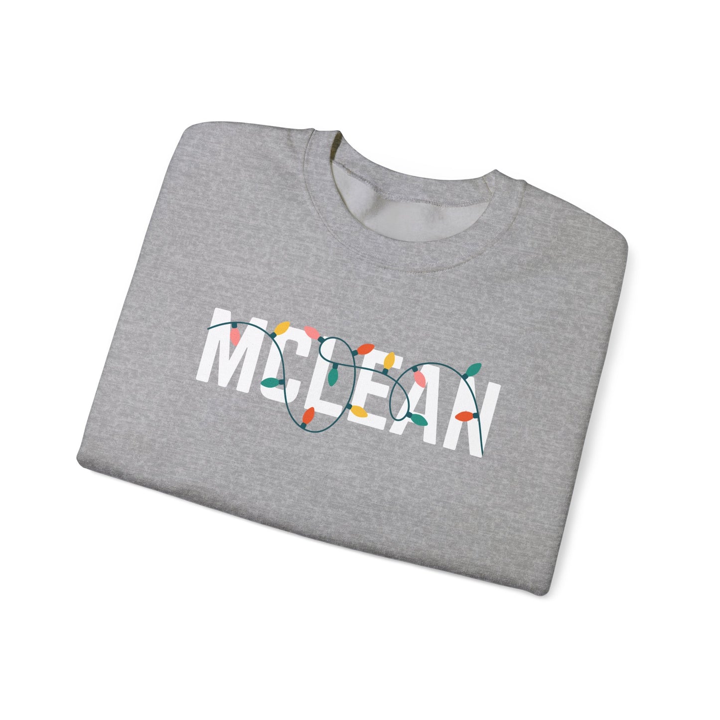 MCLEAN HOLIDAY LIGHTS HEAVY BLEND CREWNECK