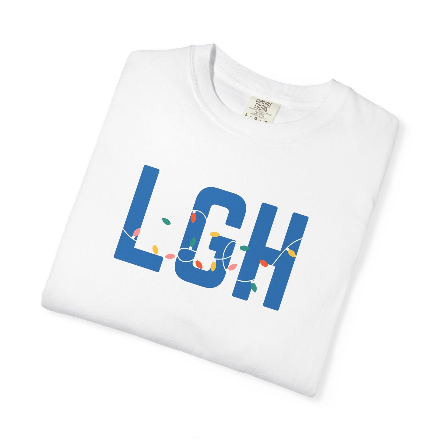 LGH HOLIDAY LIGHTS T-SHIRT - WHITE