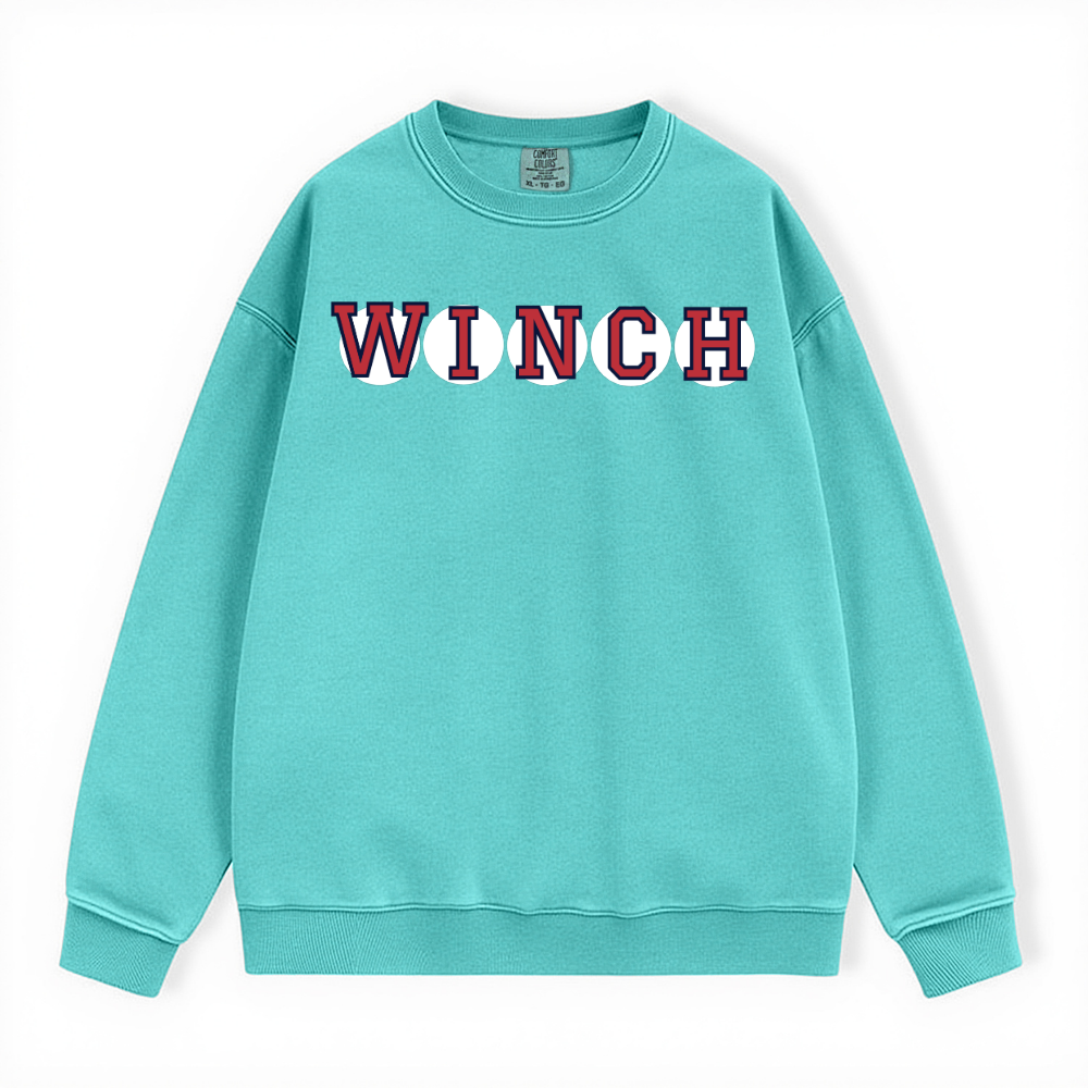 WINCH RETIRED SOX LETTER CREWNECK