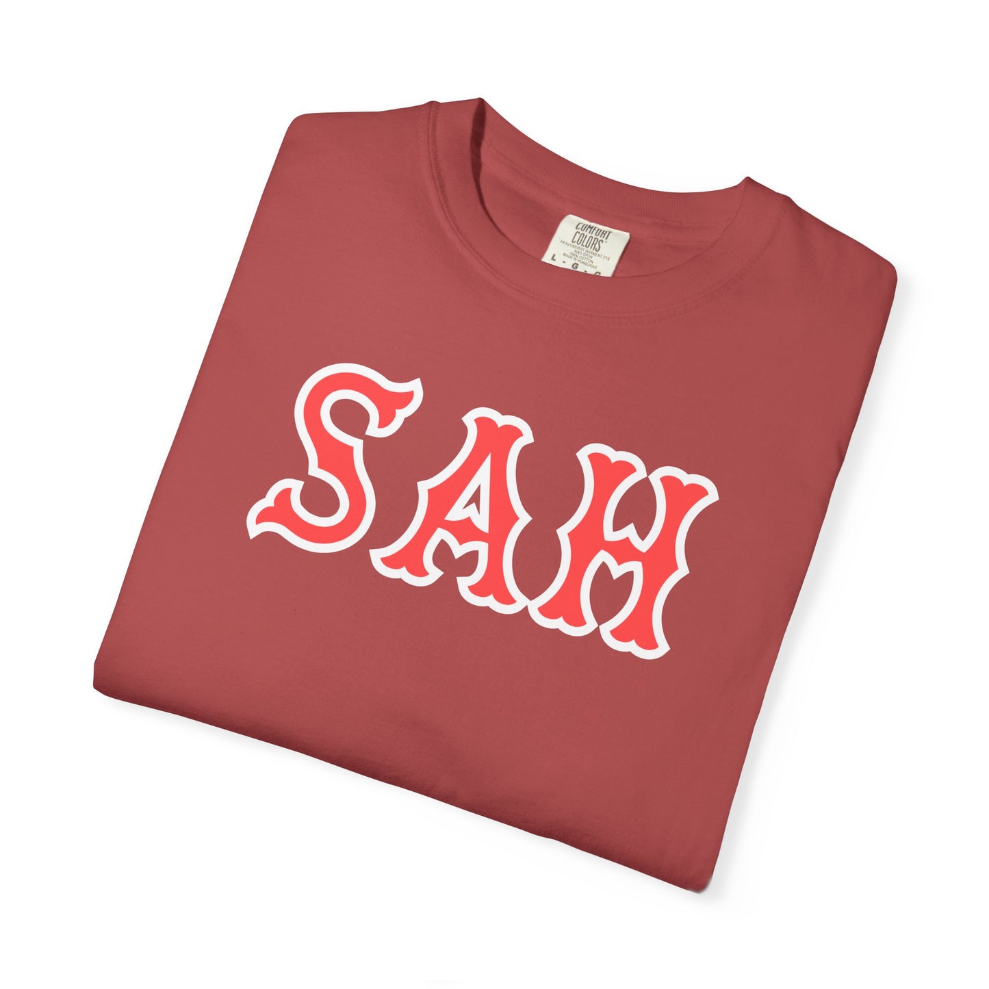 SAH SOX LETTERS TEE