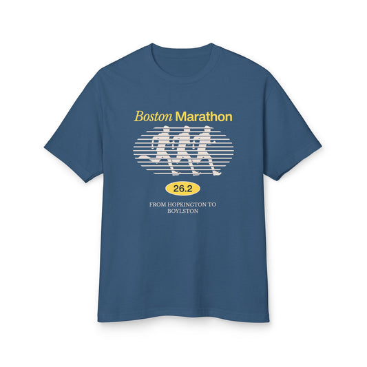HOPKINGTON TO BOYLSTON HEAVYWEIGHT COTTON TEE