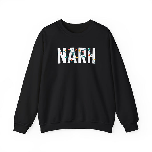 NARH HOLIDAY LIGHTS HEAVY BLEND CREWNECK