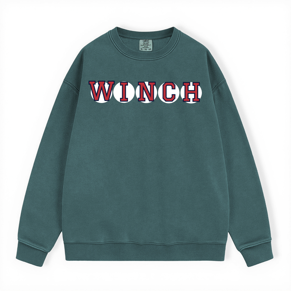 WINCH RETIRED SOX LETTER CREWNECK