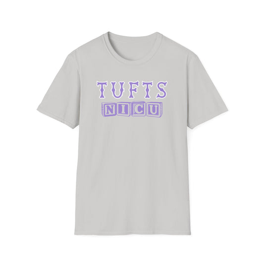 TUFTS BLOCK LETTERS NICU TEE