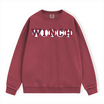 WINCH RETIRED SOX LETTER CREWNECK