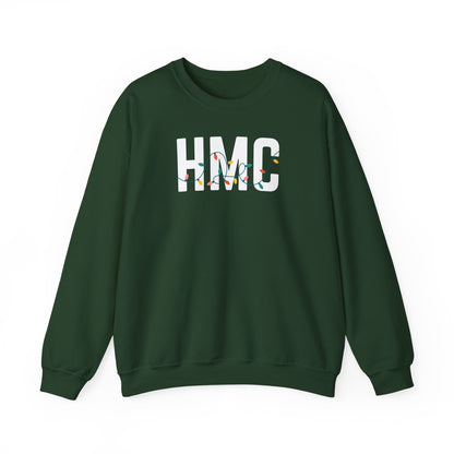 HMC HOLIDAY LIGHTS HEAVY BLEND CREWNECK