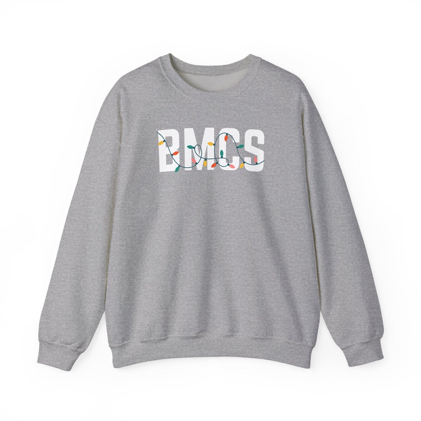 BMCS HOLIDAY LIGHTS HEAVY BLEND CREWNECK