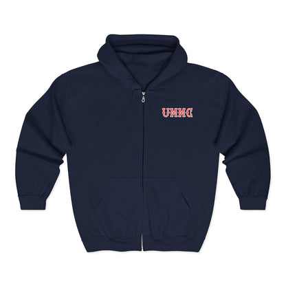 UMMC SOX LETTERS HEAVY BLEND FULL ZIP HOODIE