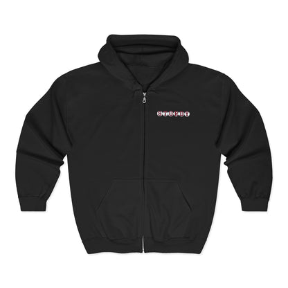 STURDY RETIRED SOX LETTERS HEAVY BLEND FULL ZIP HOODIE