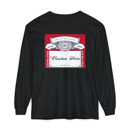 BOSTON FIRE CROWN LABEL LONG SLEEVE