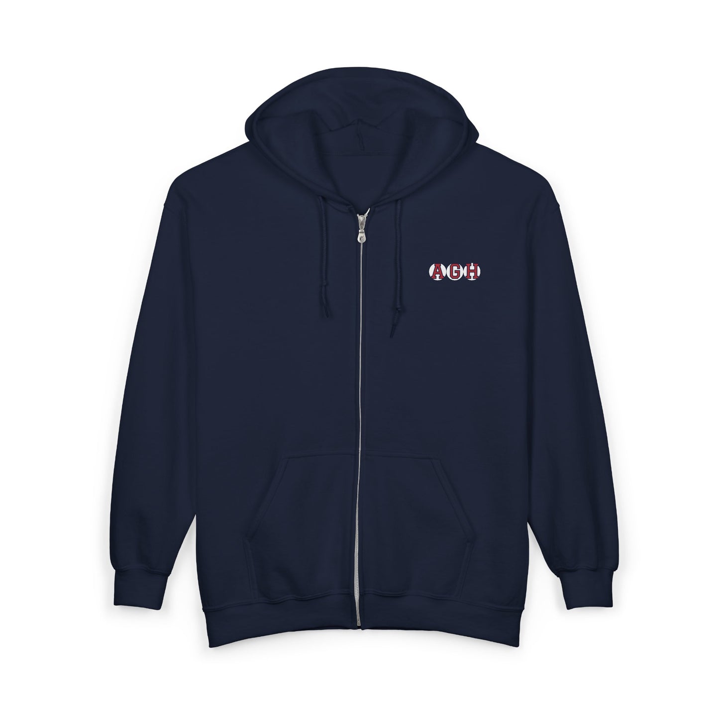AGH RETIRED SOX LETTERS HEAVY BLEND FULL ZIP HOODIE