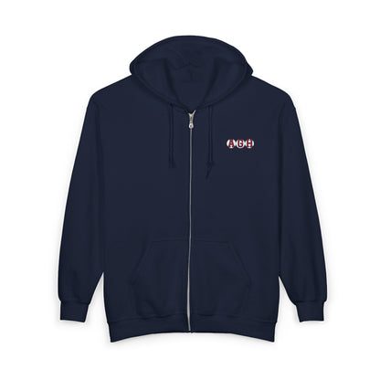 AGH RETIRED SOX LETTERS HEAVY BLEND FULL ZIP HOODIE