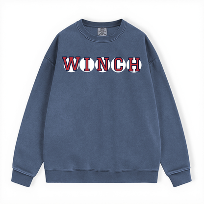 WINCH RETIRED SOX LETTER CREWNECK