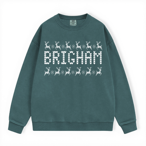 BRIGHAM UGLY SWEATER COMFORT COLORS CREWNECK