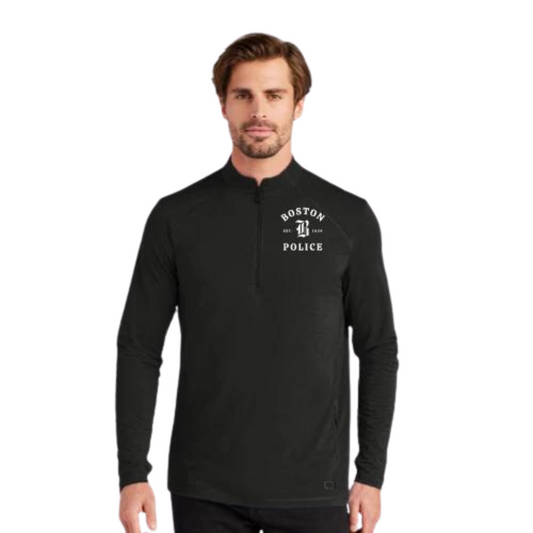 BOSTON POLICE MEN'S QUARTER ZIP