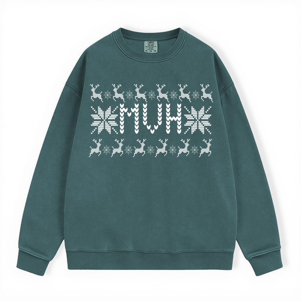 MVH UGLY SWEATER COMFORT COLORS CREWNECK
