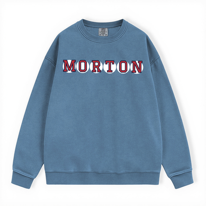 MORTON RETIRED SOX LETTER CREWNECK