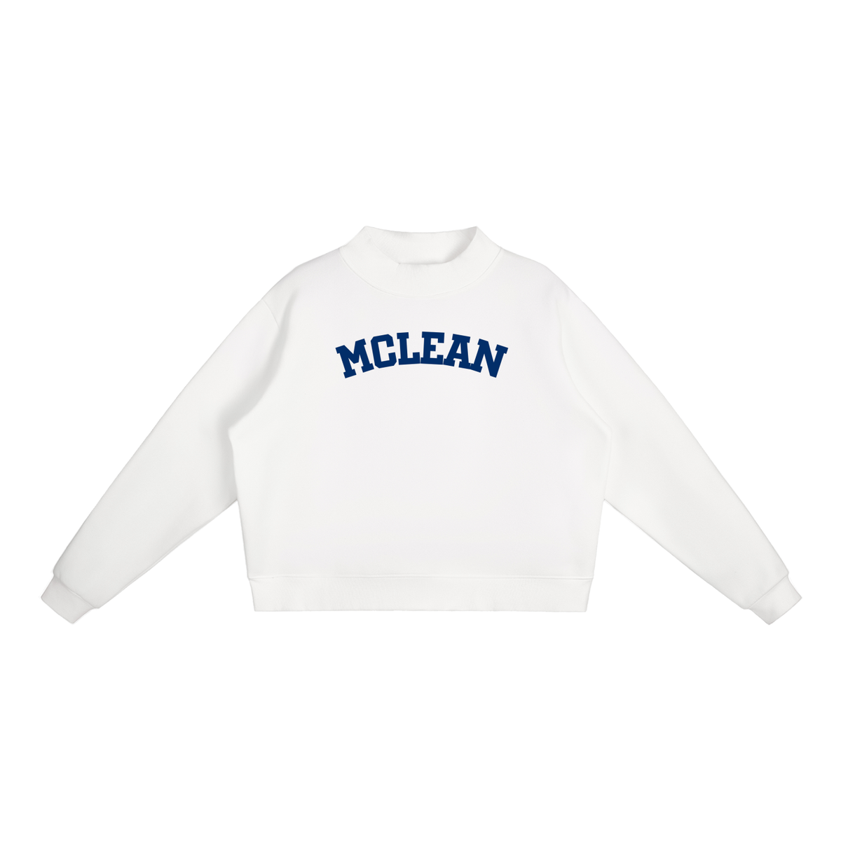 MCLEAN BLOCK LETTERS MOCK NECK