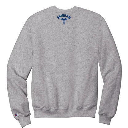 NAVY BWH RN CARDIAC SURGERY ICU CREWNECK - DARK GRAY