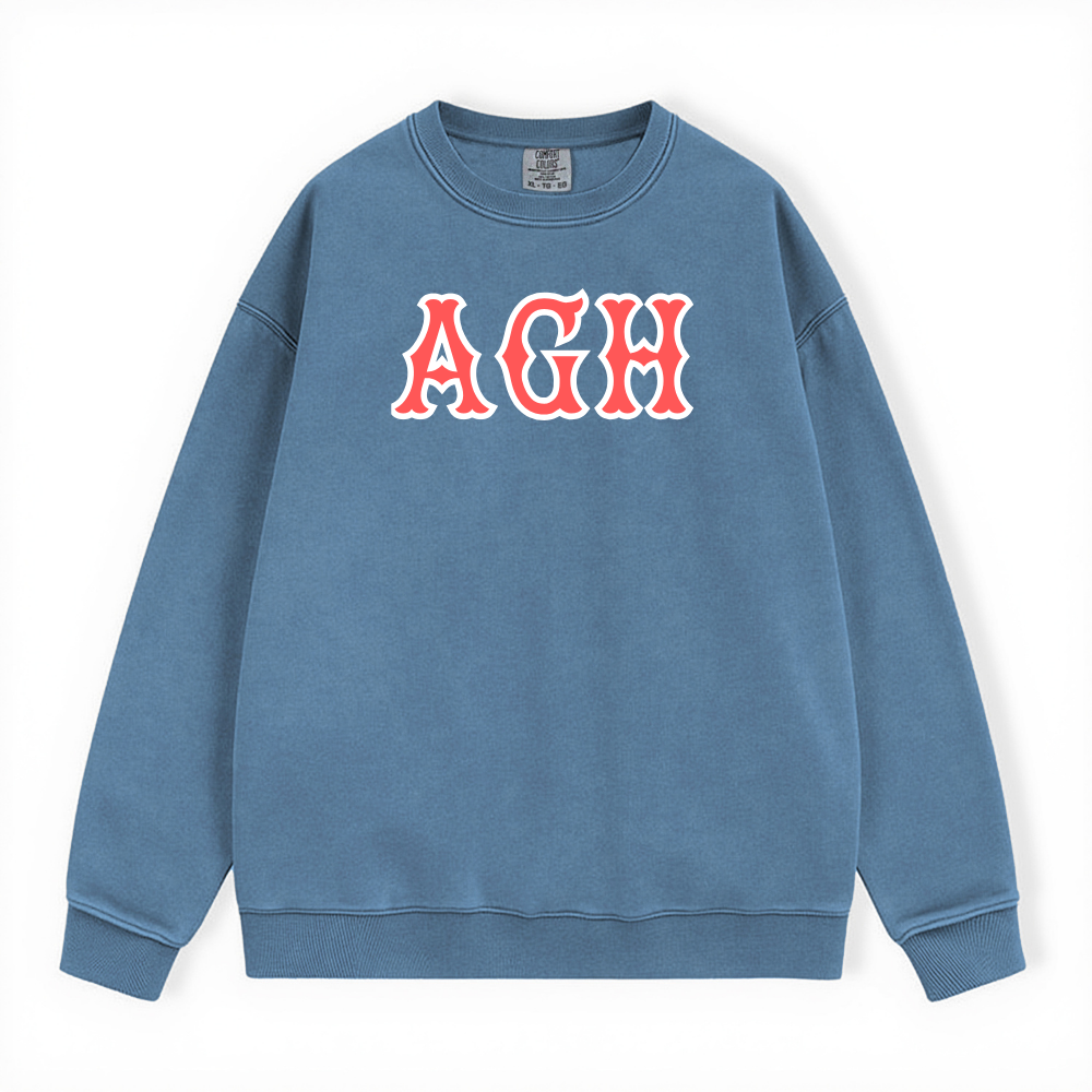 AGH SOX LETTERS CREWNECK