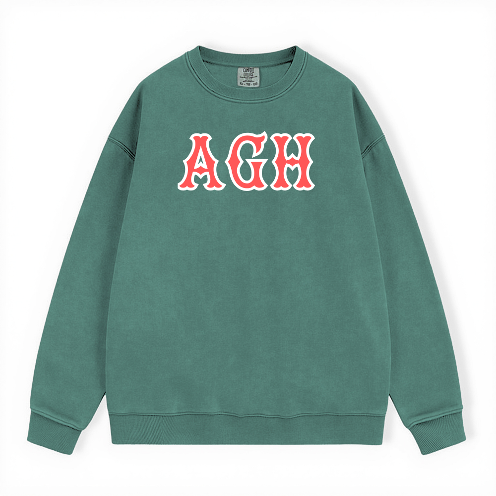 AGH SOX LETTERS CREWNECK