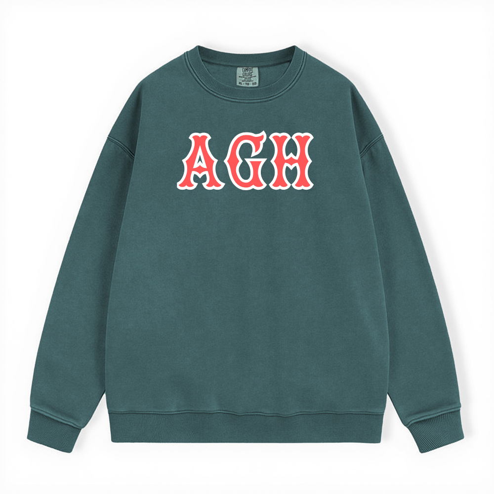 AGH SOX LETTERS CREWNECK