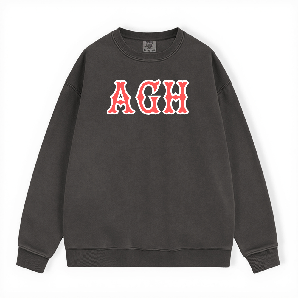 AGH SOX LETTERS CREWNECK