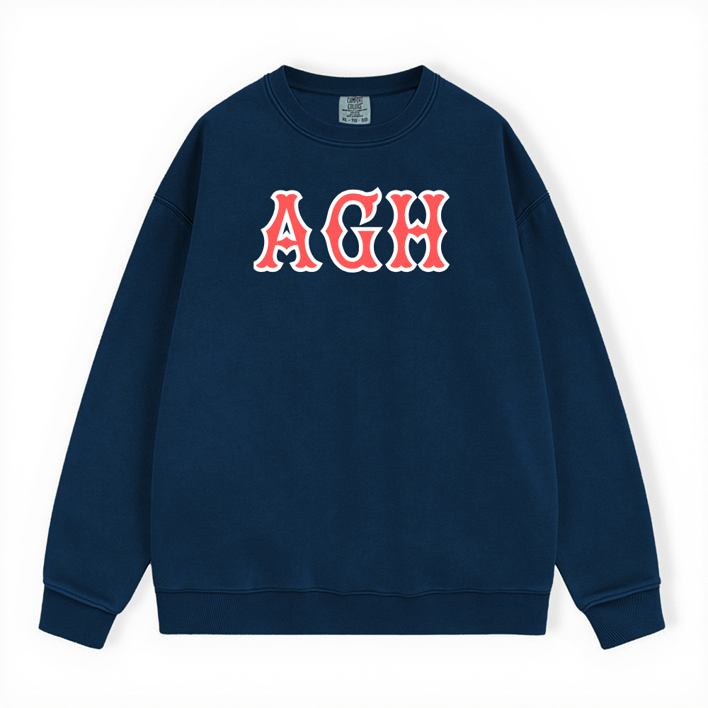 AGH SOX LETTERS CREWNECK