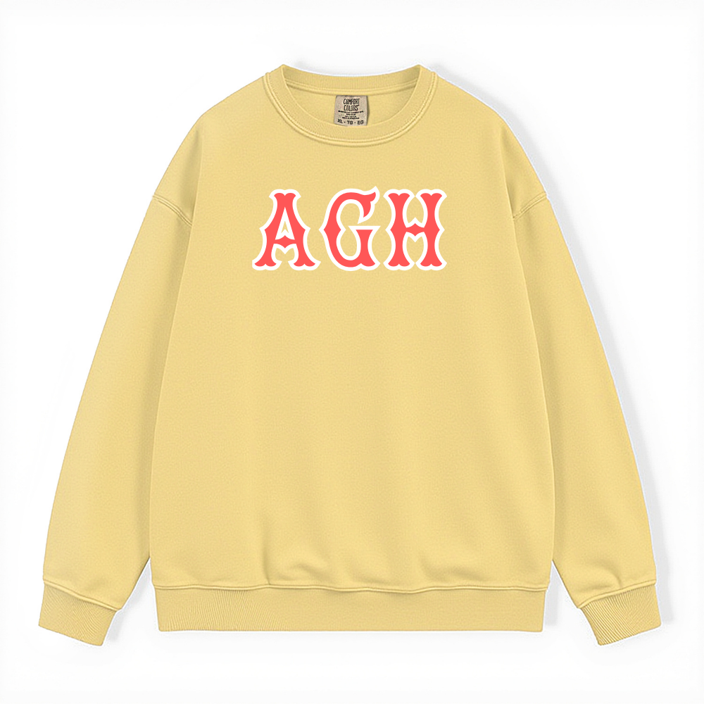 AGH SOX LETTERS CREWNECK