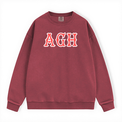 AGH SOX LETTERS CREWNECK