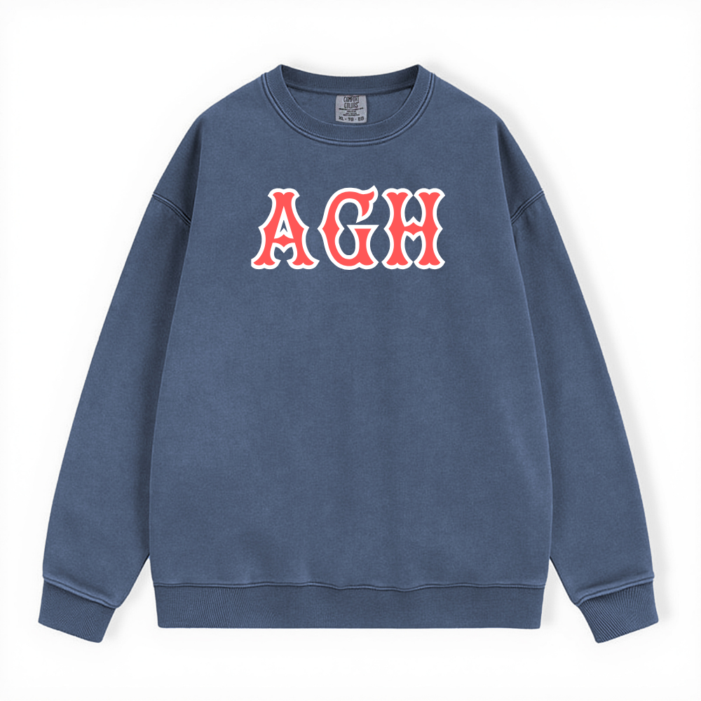 AGH SOX LETTERS CREWNECK