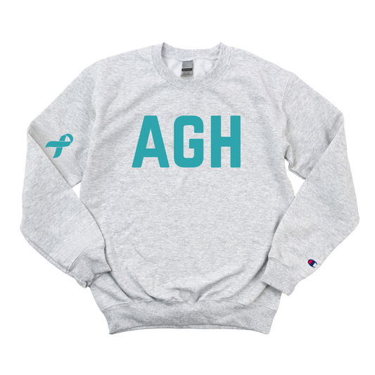 AGH OVARIAN CANCER AWARENESS CHAMPION CREWNECK