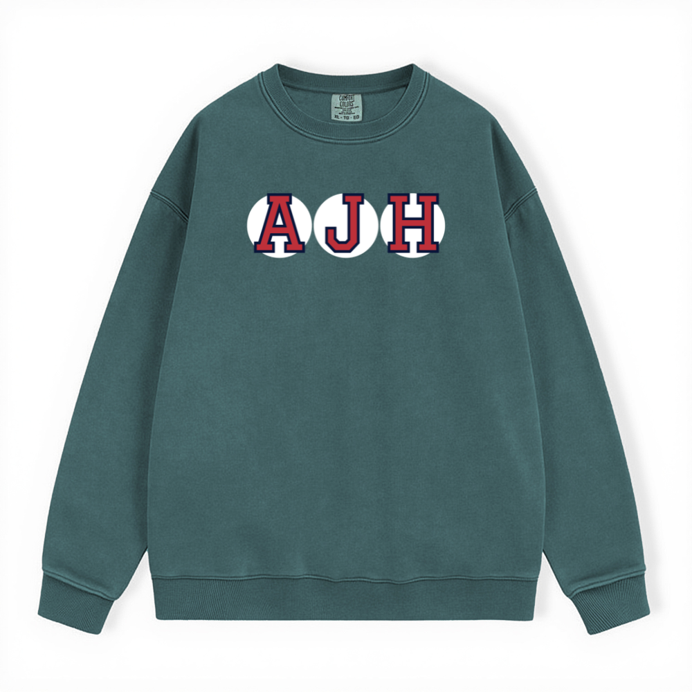 AJH RETIRED SOX LETTER CREWNECK